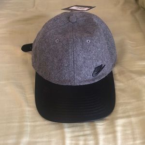 Gray and black brand new nike hat